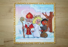 Mikuláš puzzle | 25x25 cm