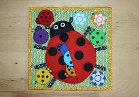 Beruška barvy počítání | 25x25 cm