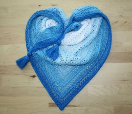 Háčkovaný šátek dětský | Mořská Vlna 