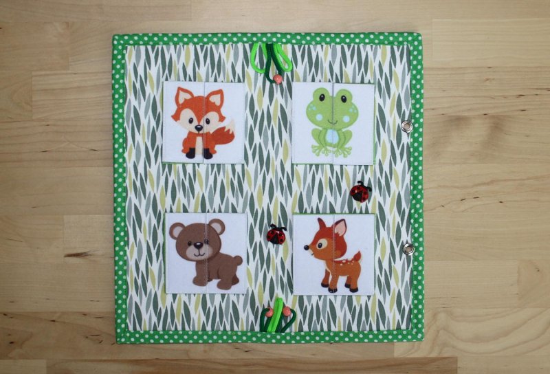 Lesní zvířátka puzzle | 25x25 cm