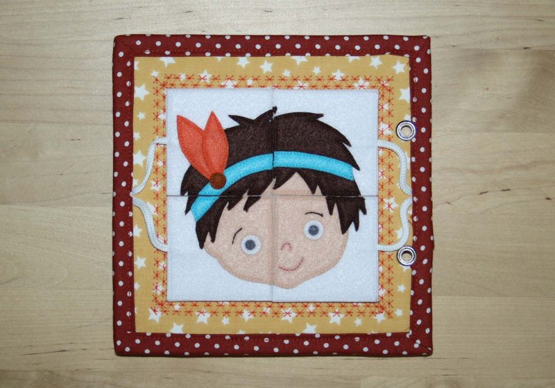 Indián puzzle | 15x15 cm