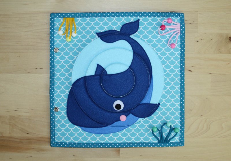 Velryba otočné puzzle | 25x25 cm