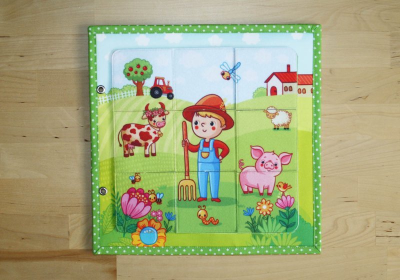 Farmář puzzle | 25x25 cm