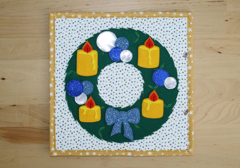 Adventní věnec | 25x25 cm
